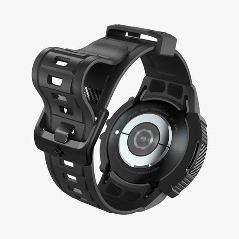 ACS06488 - Galaxy Watch 6 Classic (47mm) Case Rugged Armor Pro in black showing the front